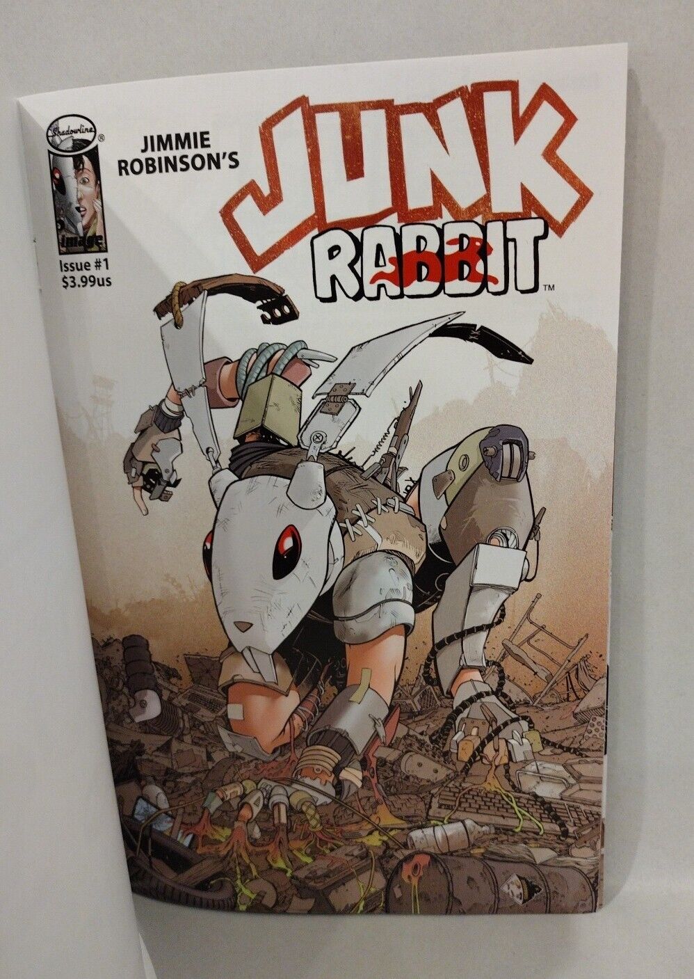 Junk Rabbit 1 (2023) Image Blank Comic Variant W Original Dave Castr Art COA