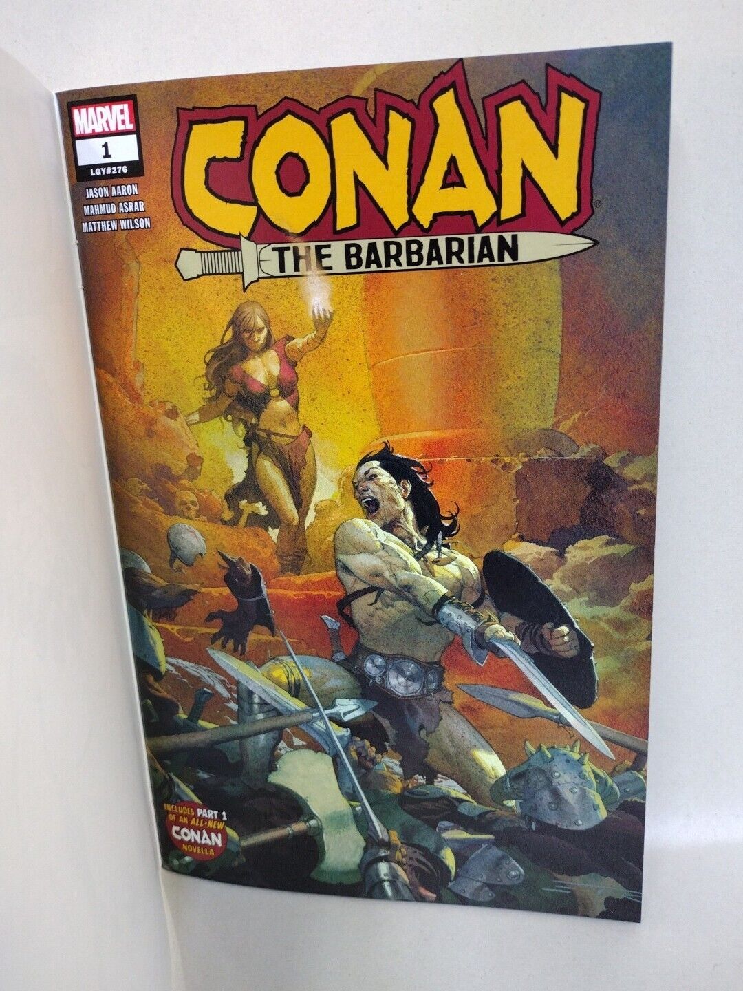 Conan The Barbarian 1 (2021) Blank Variant Marvel Comic Original DCastr Art COA