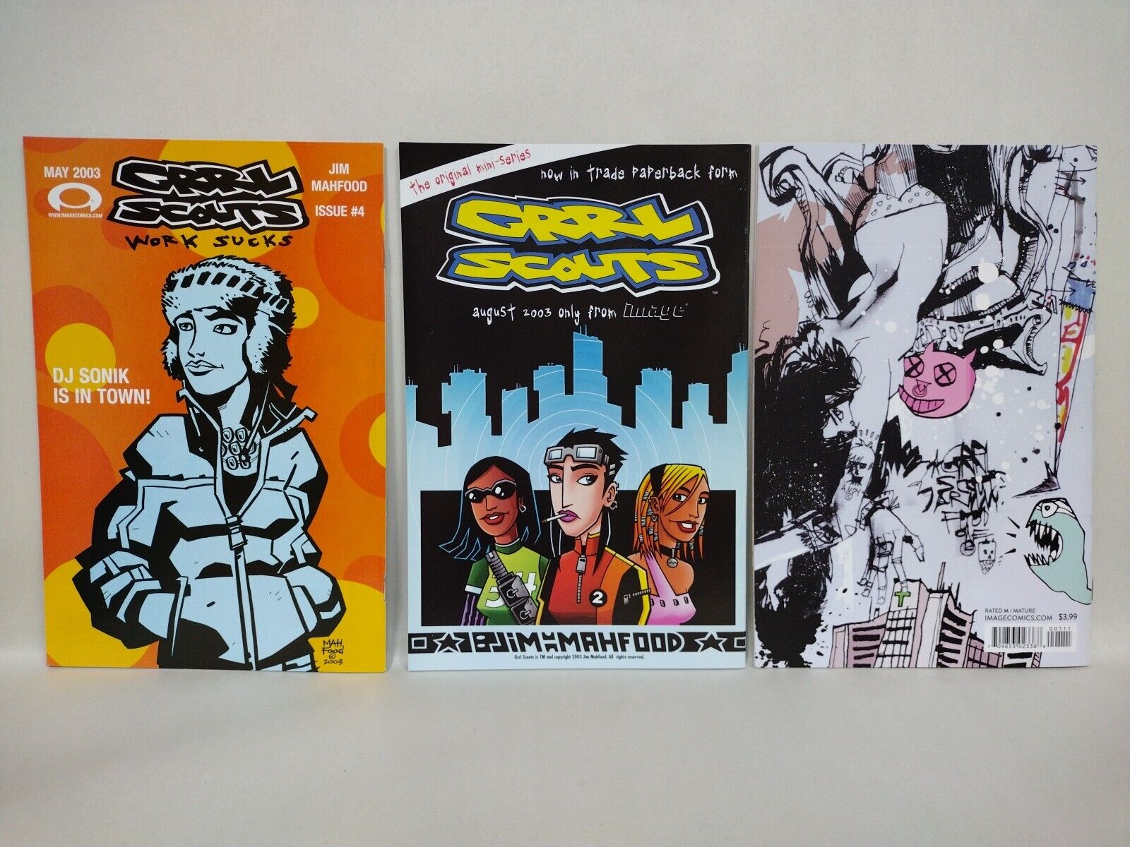 Grrl Scout 14 Comic Lot Set 1-4 Work Sucks 1-4 Magic Socks 1 Stone Ghost 1 4 5 6