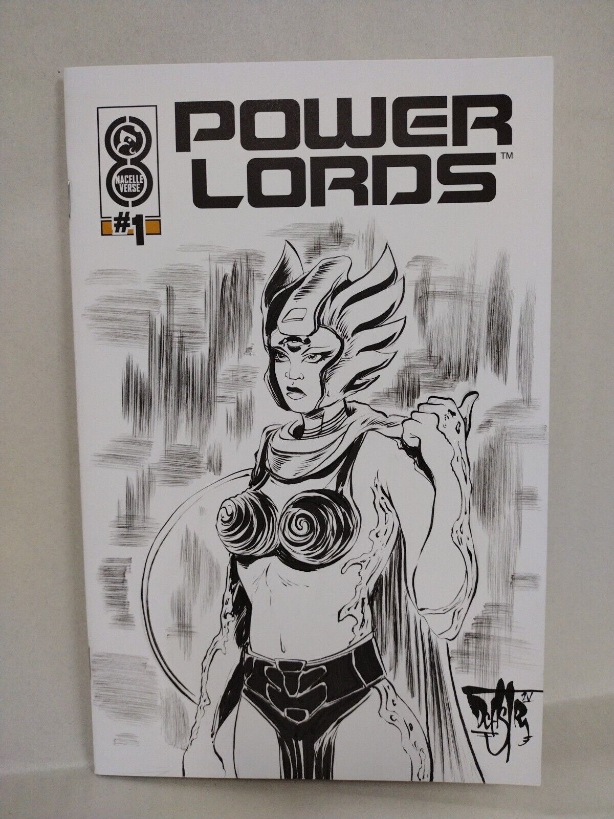 Power Lords #1 (2025) Oni Nacelleverse Sketch Cover W Original Dave Castr Art
