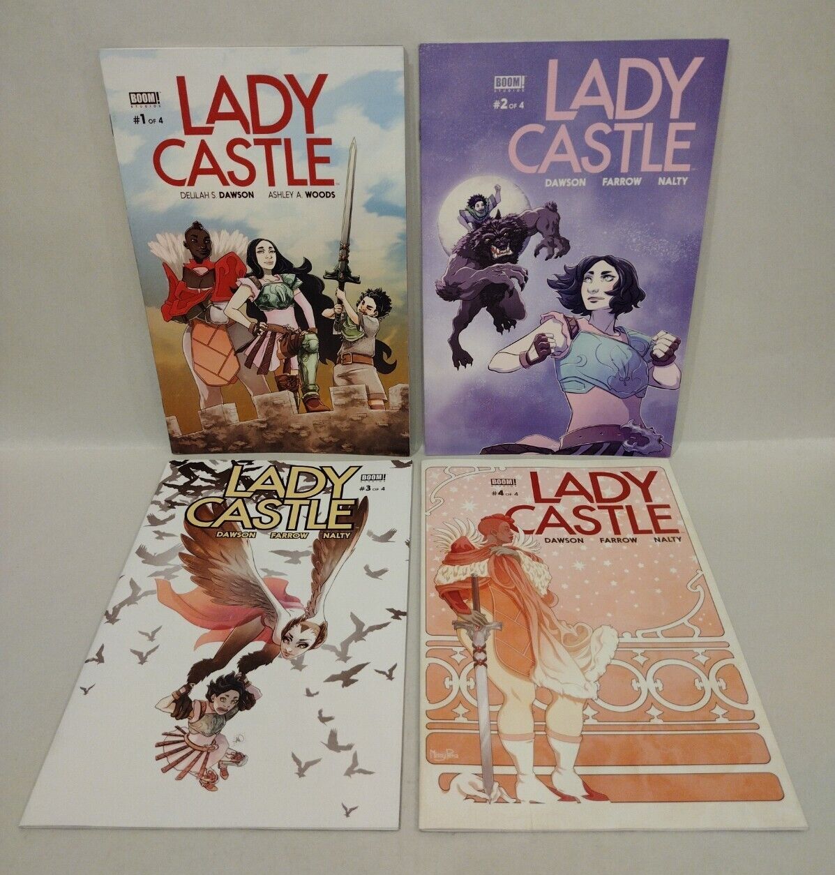 Lady Castle (2017) Boom Studios Complete Comic Set #1 2 3 4 Delilah Dawson NM