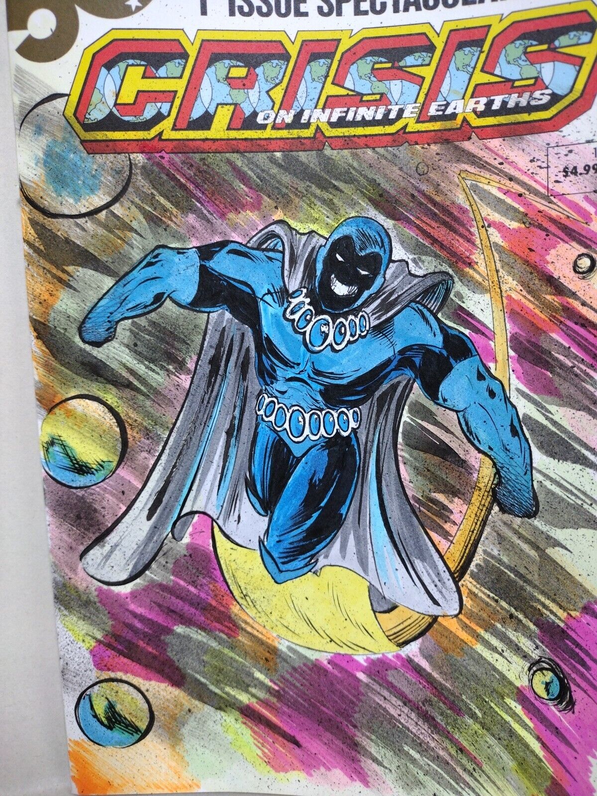 Crisis On Infinite Earths #1 (2024) DC Comic Variant Sketch Cover W Original Art