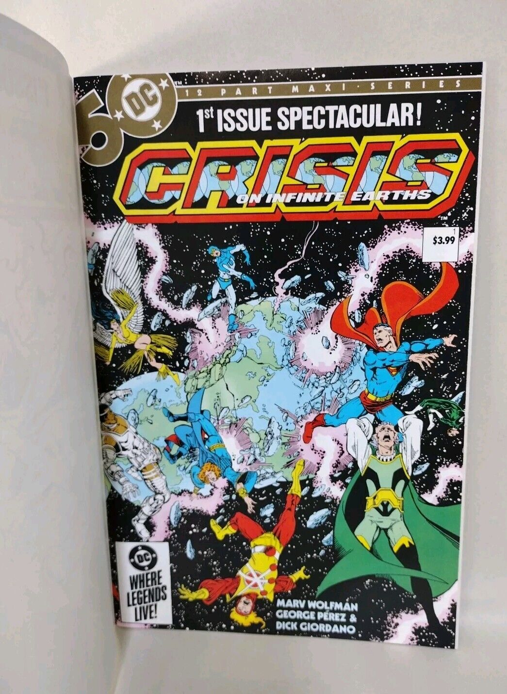 Crisis On Infinite Earths #1 (2024) DC Comic Variant Sketch Cover W Original Art