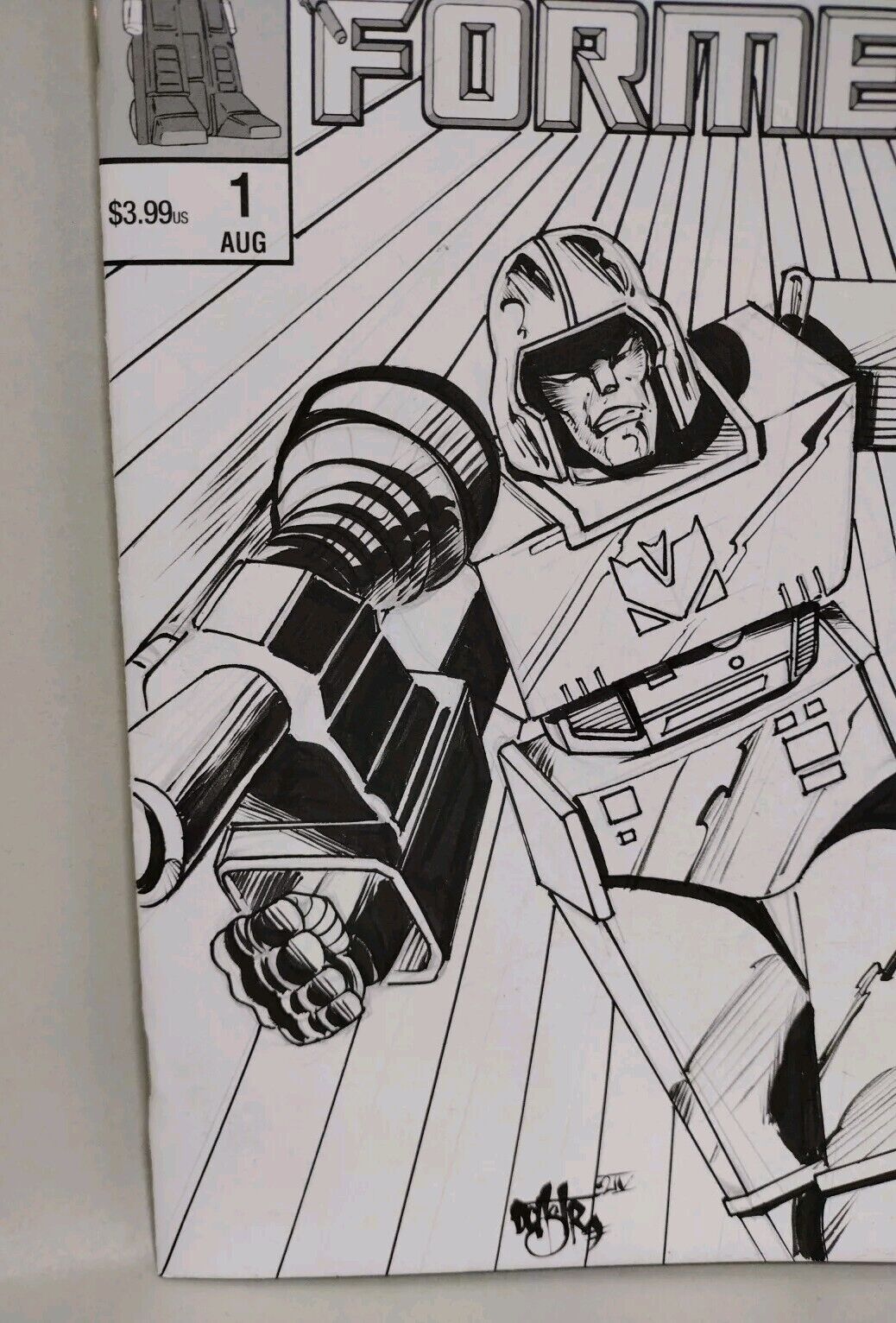 Transformers Facsimile #1 (2024) Image Comic Sketch Variant Cover W Original Art