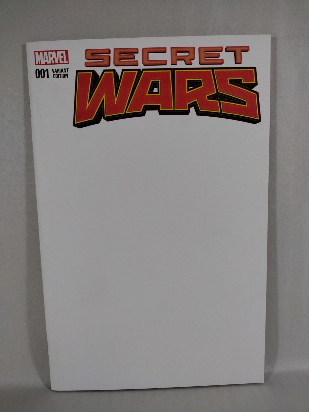 Serect Wars #1 (2015) Marvel Blank Sketch Variant Cover Comic NM