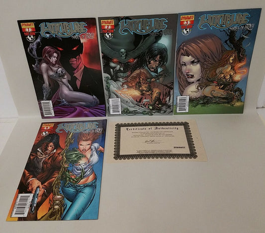 Witchblade Shades Of Grey (2007) #1 2 LTD Foil w COA #3 4 Complete Set Top Cow