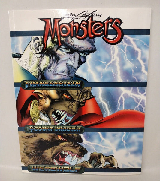 Neal Adams Monsters (2003) Vanguard Softcover Werewolf Dracula New Sealed