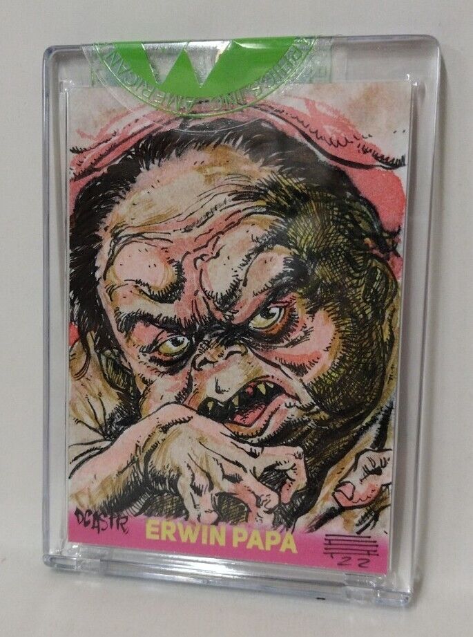 Erwin Papa Series I (2022) Original Kuato Total Recall Sketch Card DCastr Colors