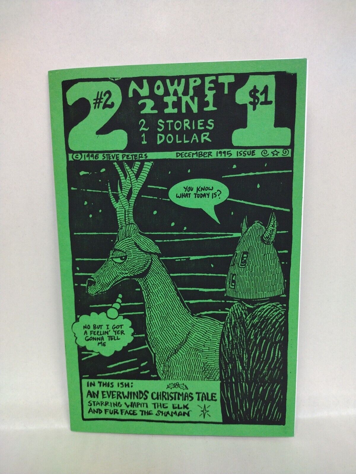 Nowpet Press 2 In 1 (1993) Comic Lot Set #1 & 2 Steve Peters Handmade Comix