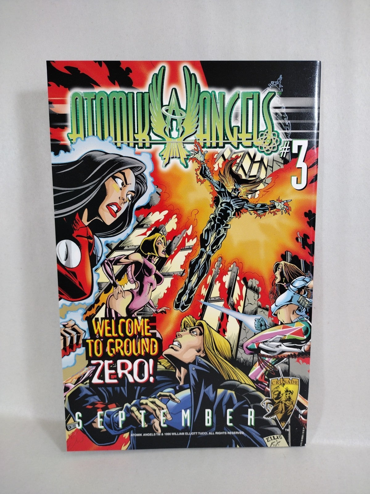 Tomoe Witchblade #1 (1996) Crusade Comic Lot Of 3 SDCC Preview + Avalon Ed VF-NM