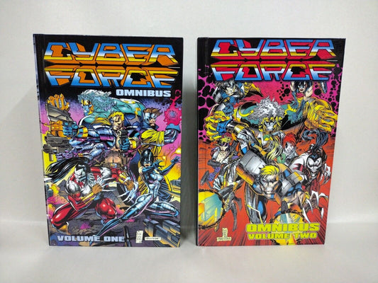 Cyberforce Omnibus (1992-97) Complete Custom Bound Image Comic HC 2 Book Set ARG