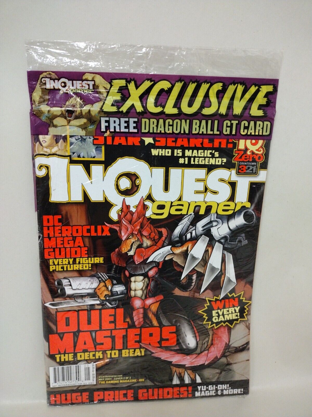 INQUEST GAMER #109 (2004) VARIANT COVER B MTG DRAGONBALL NEW SEALED WITH INSERT