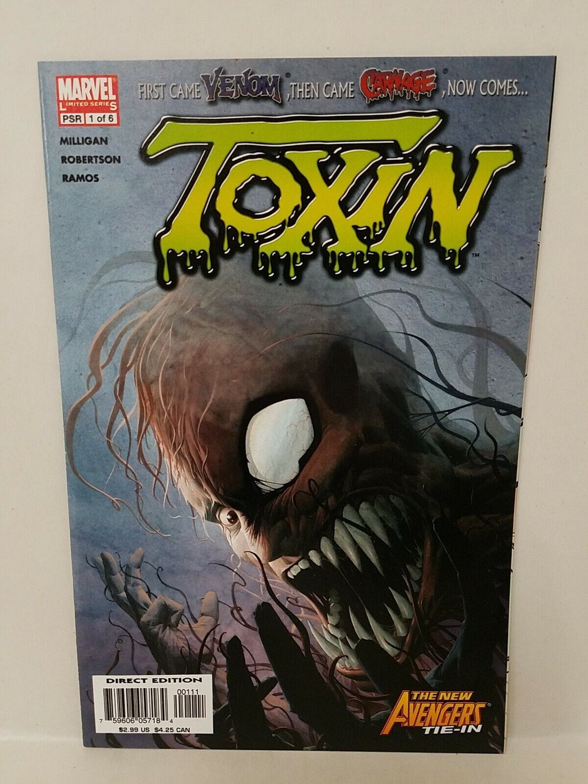 Toxin (2005) #1 Marvel Comic Esad Ribic Cover Milligan Robertson