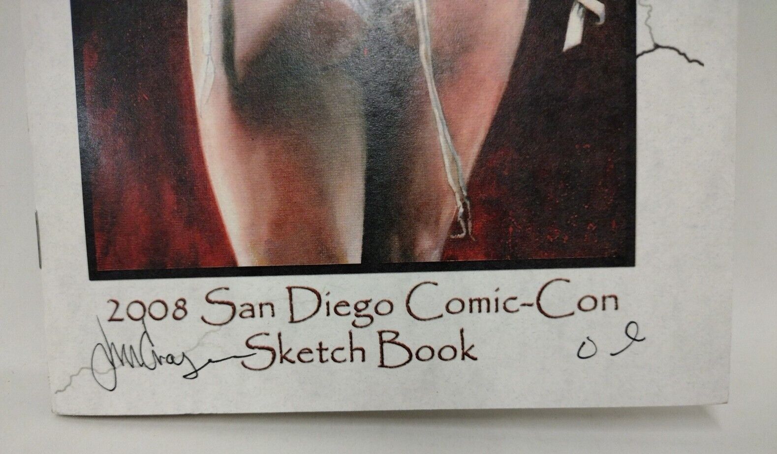 Necropolis Presents (2008) SDCC Sketchbook Signed Jason Cragen Marco Galli