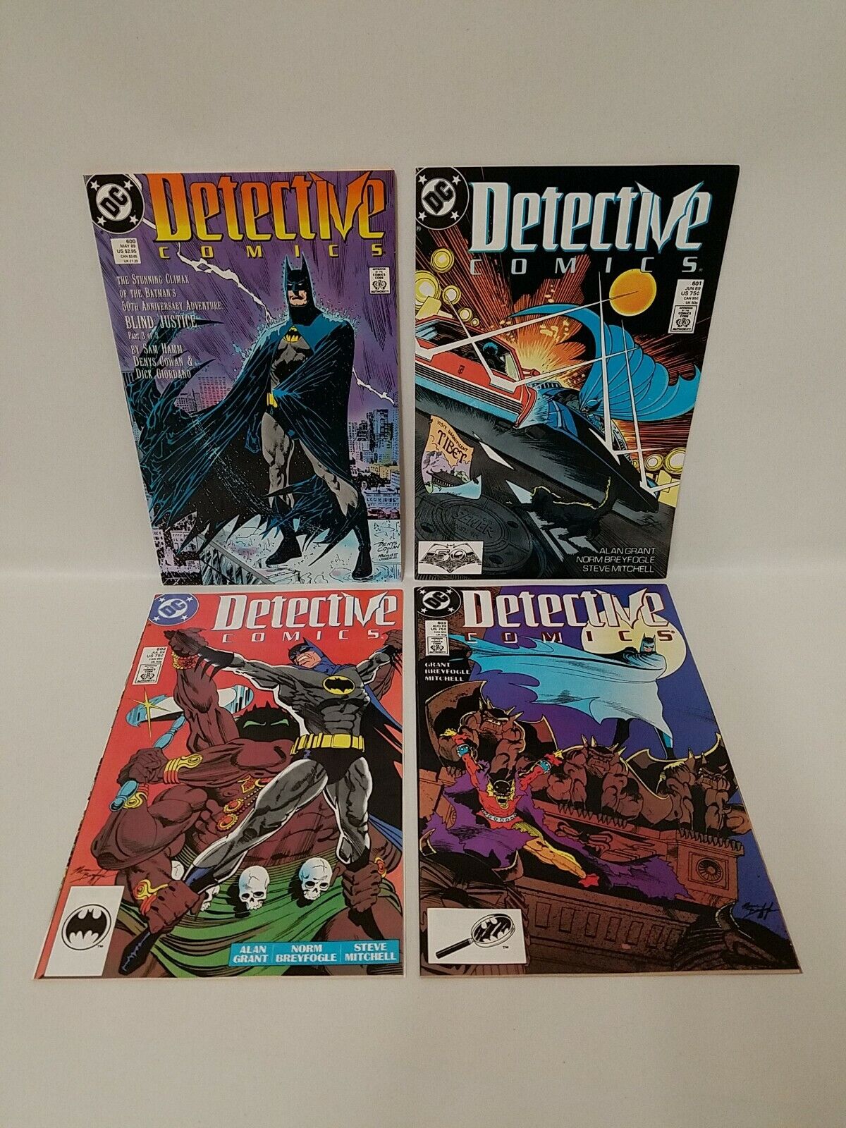 Detective Comics (1989) Complete "Tulpa" Comic Lot Set #600 601 602 603 Demon