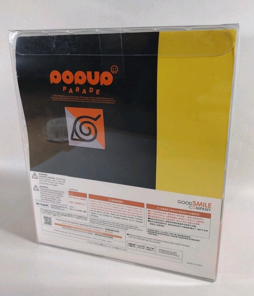 Naruto Shippuden Pop Up Parade Naruto Uzumaki PVC Figure w/ Stand Goodsmile New