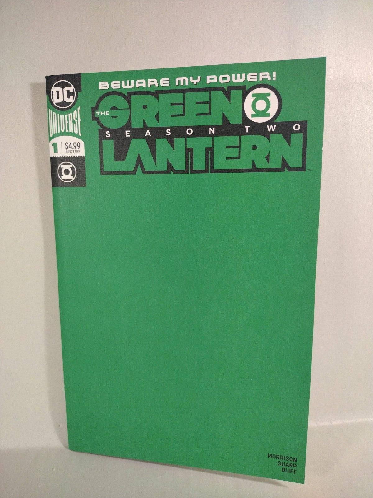 Green Lantern Season 2 #1 (2020) DC Comics Green Blank Variant New NM