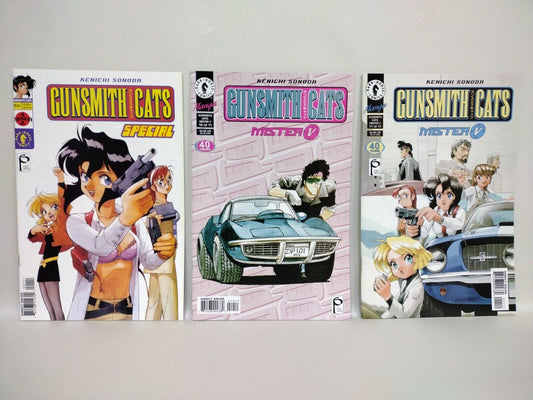 Gunsmith Cats Mr V (2001) Dark Horse Proteus Manga Comic Lot #10 11 Special NM