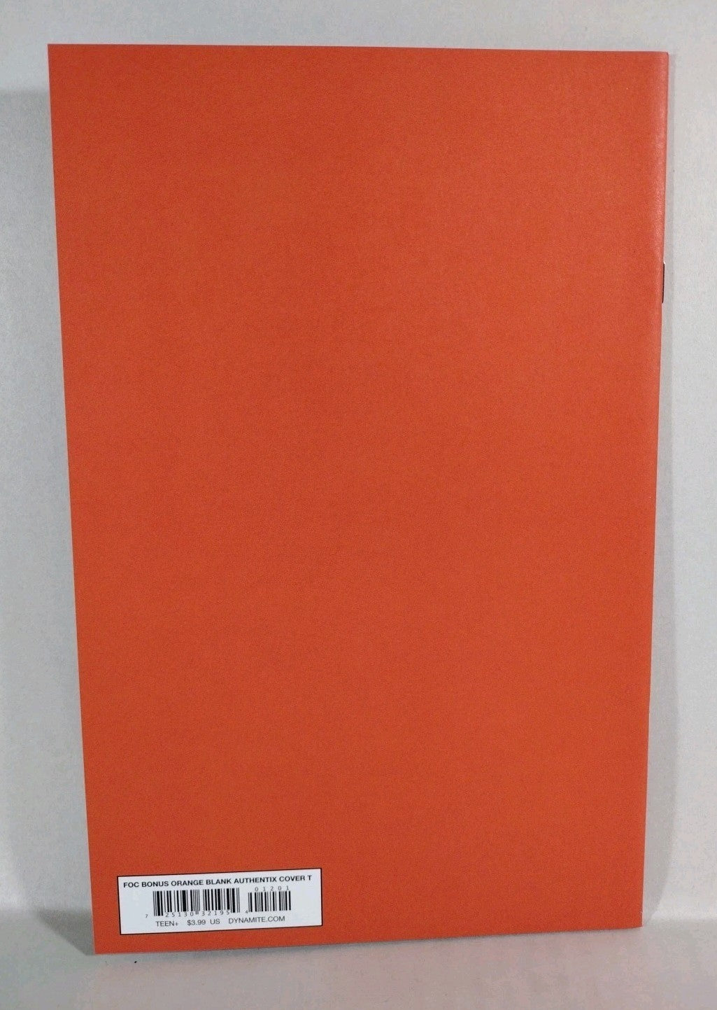 Lady Hel 1 (2022) Dynamite Comic Cover T Orange Blank Authentix Variant Cover NM