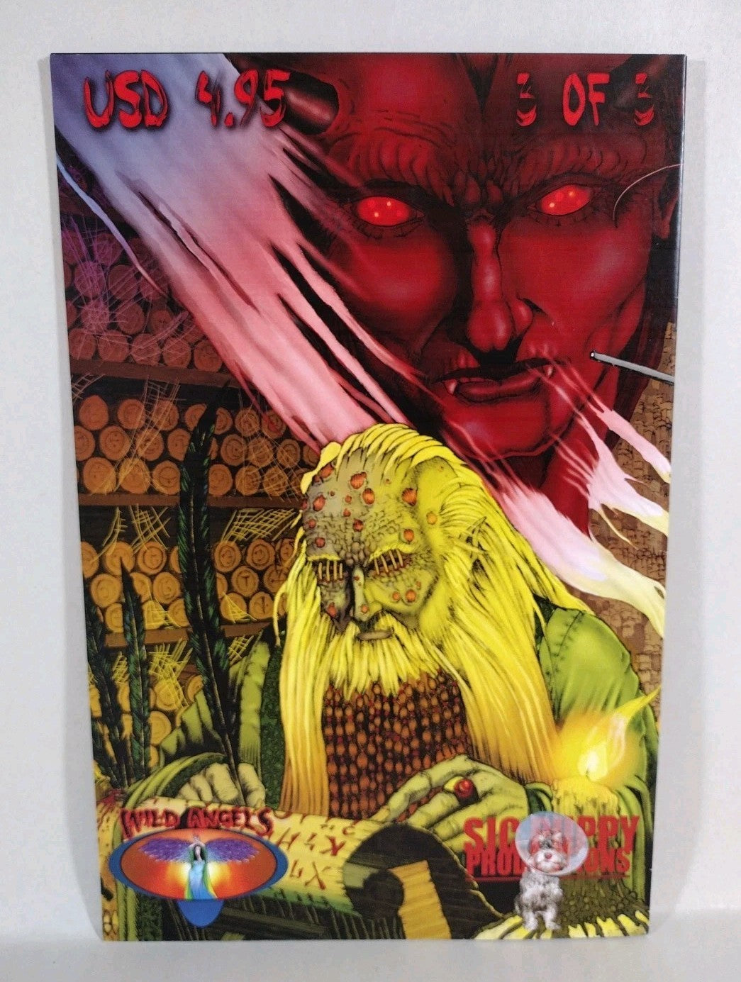 Original Sin (2012) Complete Wild Angels Comic Set #1 2 3 Signed Joe Tim Vigil