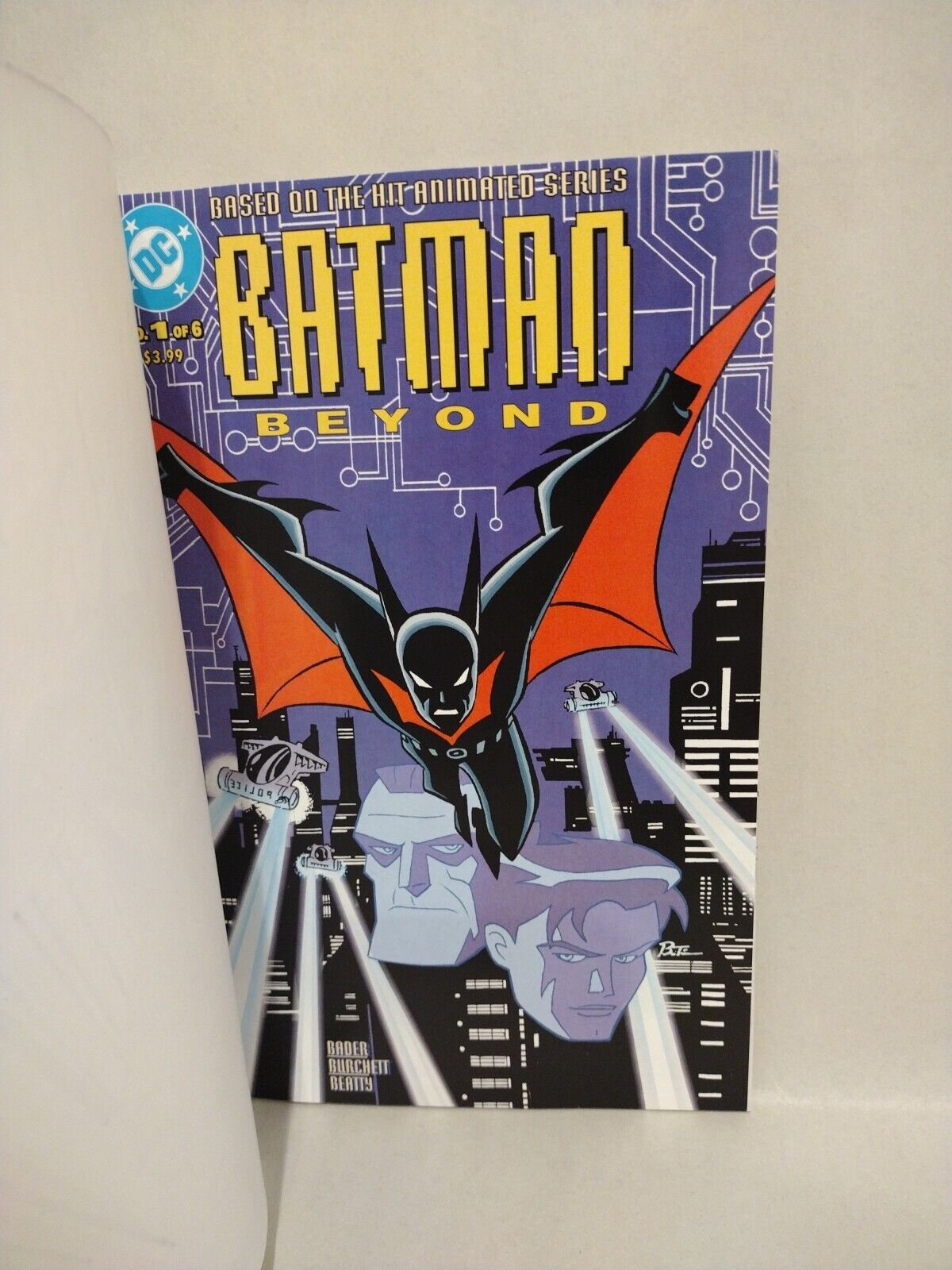 Batman Beyond #1 (2024) Facsimile Edition DC Comic Sketch Cover W Original Art