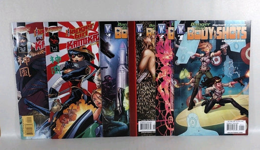 Danger Girl Complete Comic Mini-series Lot Kamikaze #1-2 + Body Shots #1-4 VG-VF