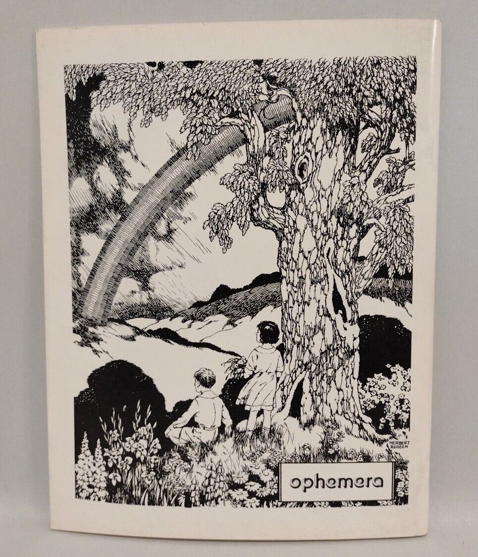 Ophemera #1 (1977) Comic Noir Magazine Fanzine Wally Wood Feldstien Roy Krenkel