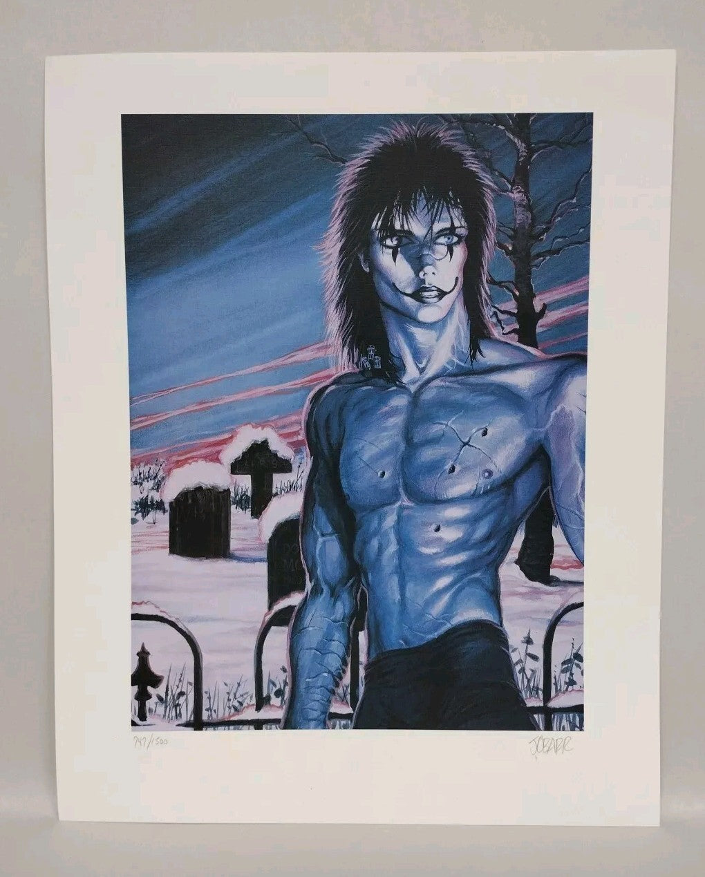 The Crow Color Portfolio 6 Pc 17X20" Linen Print Set Signed & #'d 747/1500