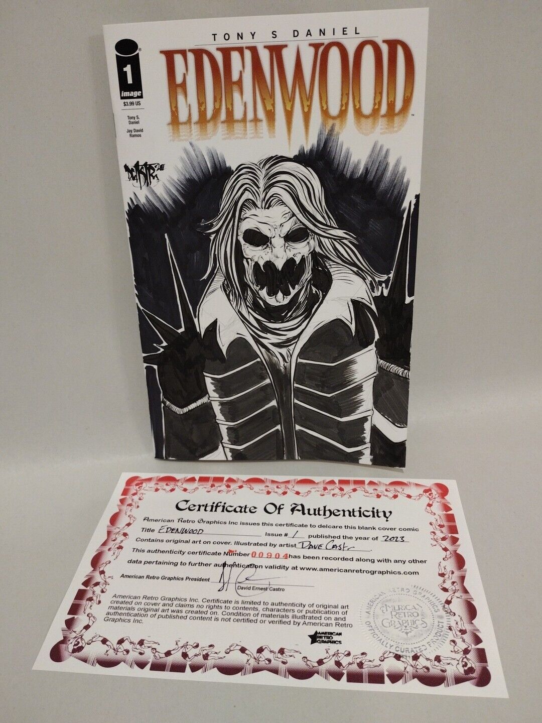 Tony Daniel's EDENWOOD #1 (2023) Image Comic Sketch Variant Cover W Original Art