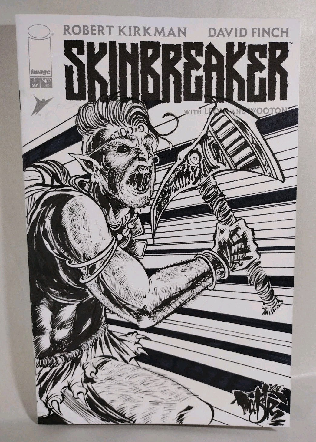 Skinbreaker #1 (2025) Image Sketch Variant Cover Comic W Original DCastr Art