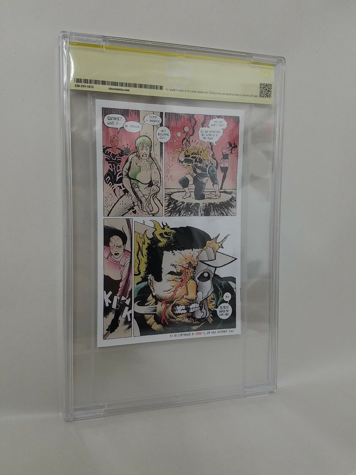 Copra Preview Ashcan 2019 Signed Michel Fiffe W Sketch CBCS 9.8 141/300 Rare