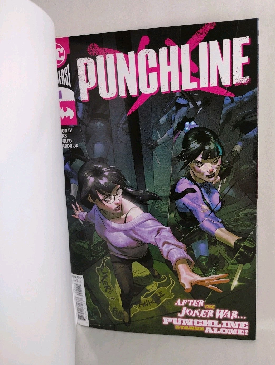 Punchline #1 (2021) DC Comic Sketch Cover W Original Dave Castr Art