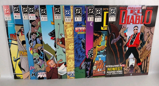 El Diablo (1989) DC Comic Lot Set #1 2 3 4 5 6 7 8 9 10 11 VF-NM Mike Parobeck