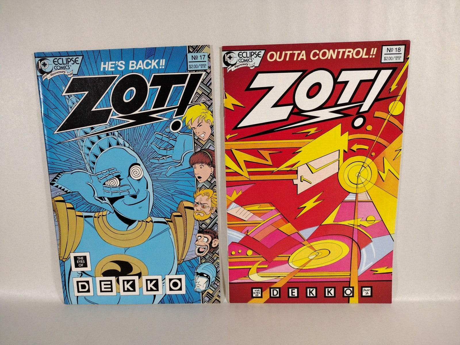 Zot! (1984) 26 Issue Eclipse Comic Lot Set 4 5 8 9 11-21 24-29 31 34-36 McCloud