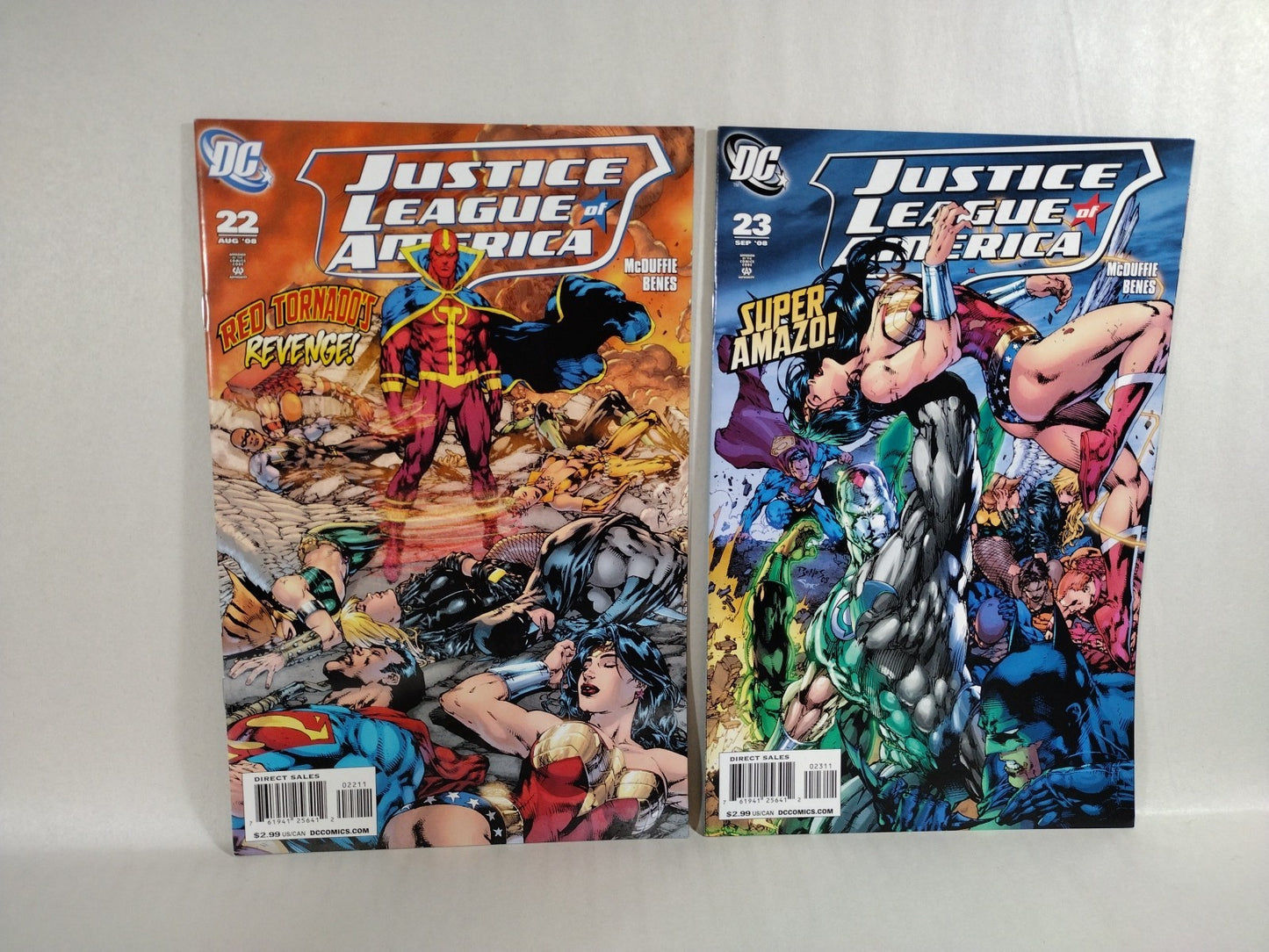 Justice League Of America (2007) DC Comic Lot Set #10 12-28 W Connecting Covers