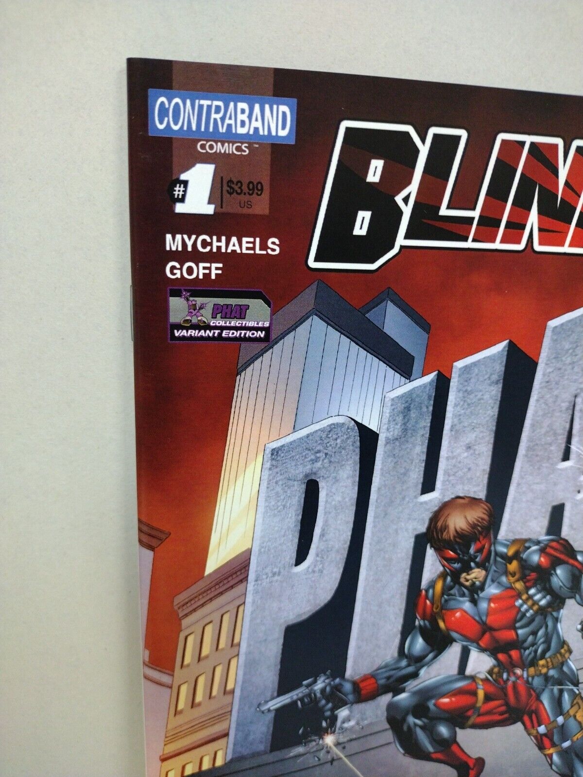 Blindside (Contraband) #1 Marat Mychaels SDCC Phat Collectibles Variant NM