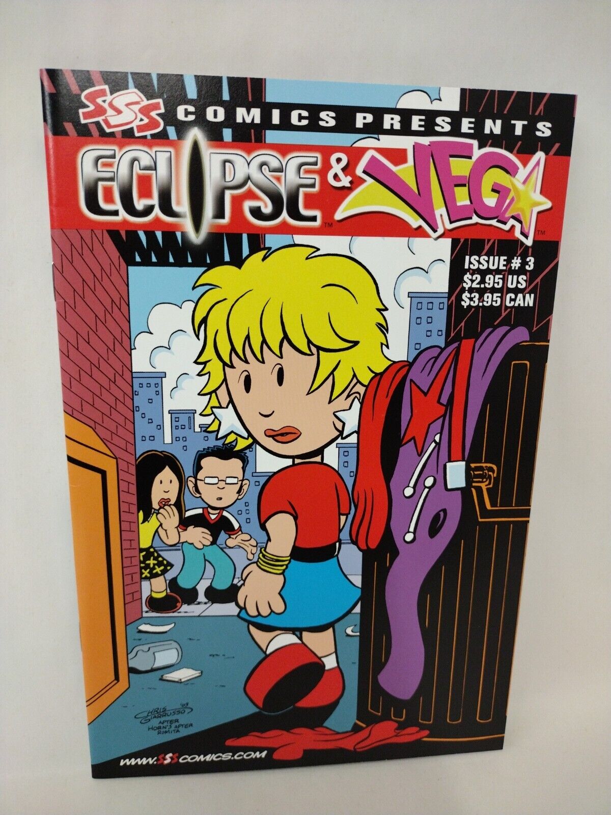 Eclipse And Vega (2004) #3 SSS Comic Chris Giarrusso Variant Bill Maus