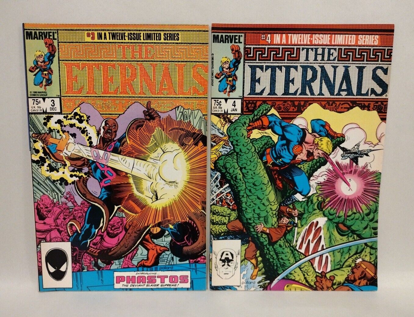 Eternals (1985) Marvel Comic Lot Set #1-9 11 12 Walter Simonson