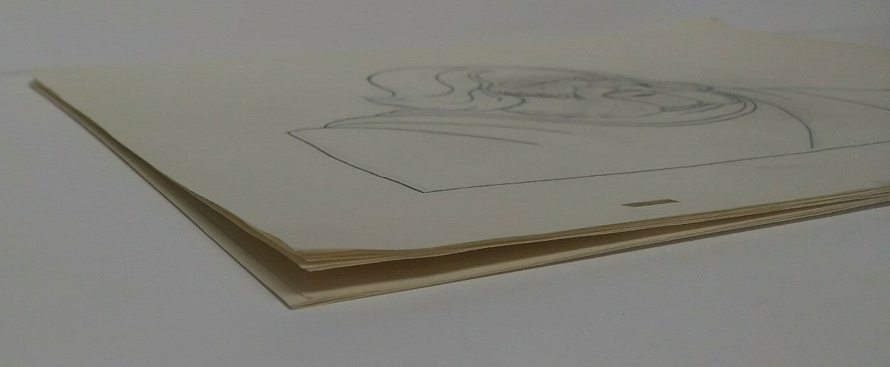 Lot Of 10 Original 1981 Heavy Metal Animation Pencil Art Prelims of Elder TAARNA