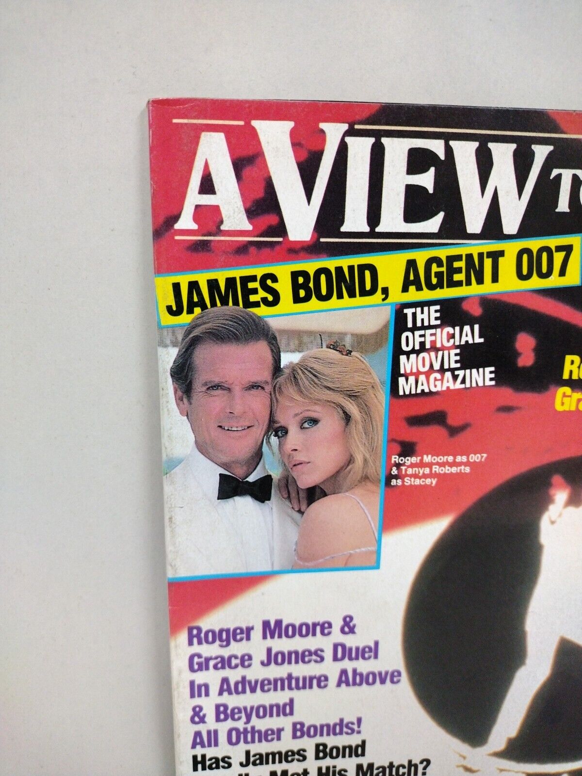 A View To A Kill (1985) James Bond 007 Movie Magazine Tanya Roberts 