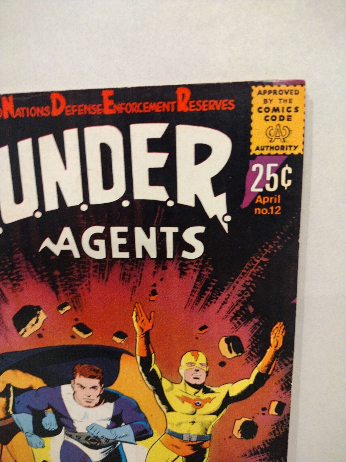 Thunder Agents #12 (1967) Tower Action Series Wally Wood Cover Interior 62 Pages