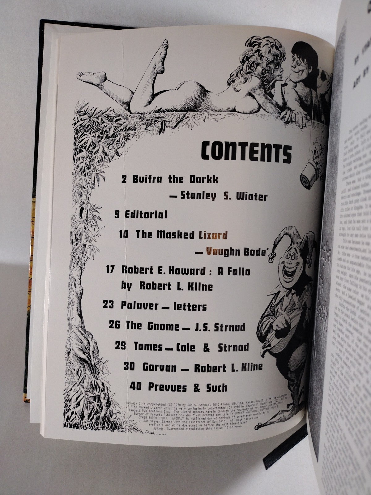 Anomaly 1969 Complete Comic Magazine Series #1-4 Custom Bound HC ARG Frazetta 