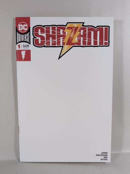 Shazam! #1 (2019) DC Comic Blank Sketch Variant Cover New NM