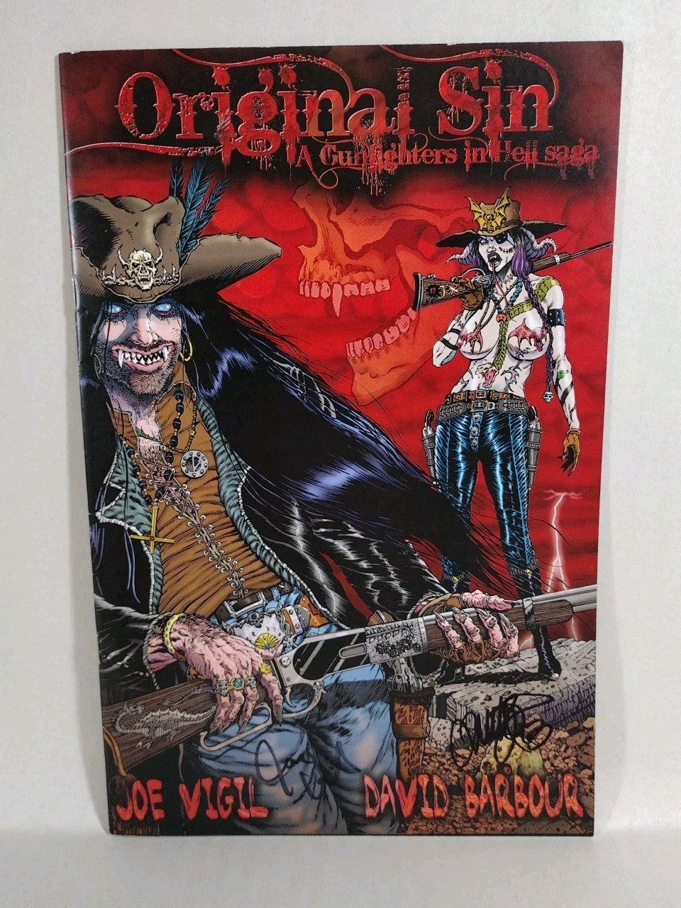 Original Sin (2012) Complete Wild Angels Comic Set #1 2 3 Signed Joe Tim Vigil