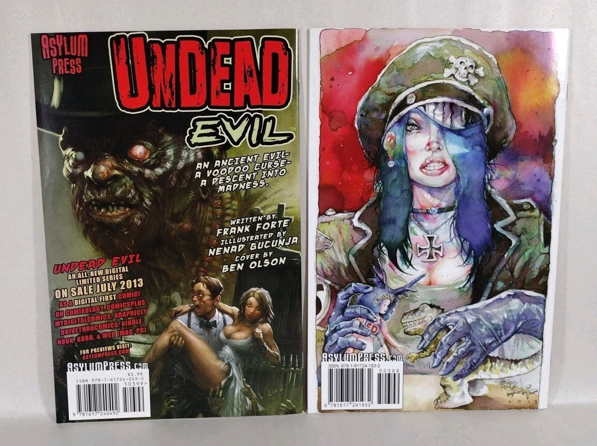 Fearless Dawn (2009) Complete Asylum Press Comic Series 1-4 +8 One Shots Mannion