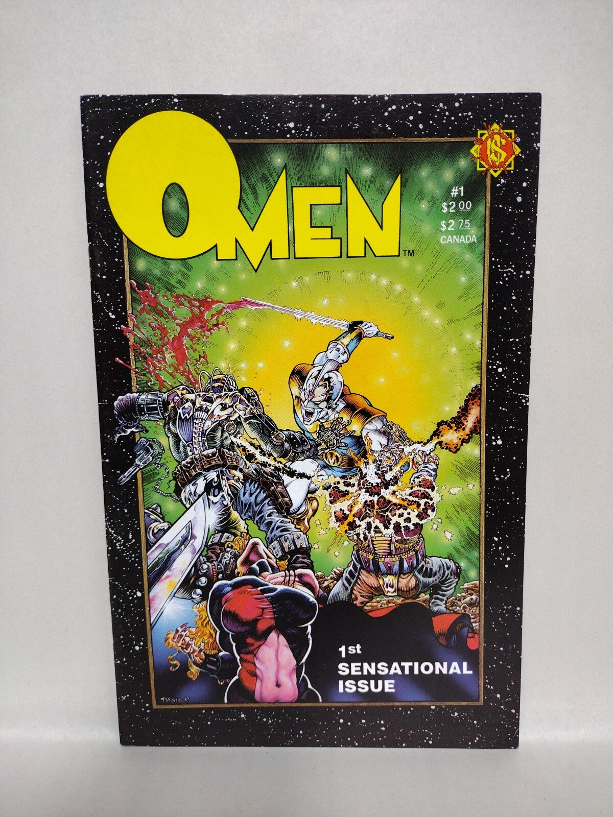 Omen (1989) Complete Northstar Comic Set #1 2 3 Tim Vigil David Quinn Sci-Fi