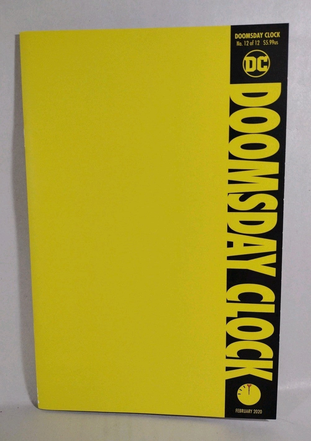 Doomsday Clock #12 (2020) DC Blank Sketch Variant Cover New NM