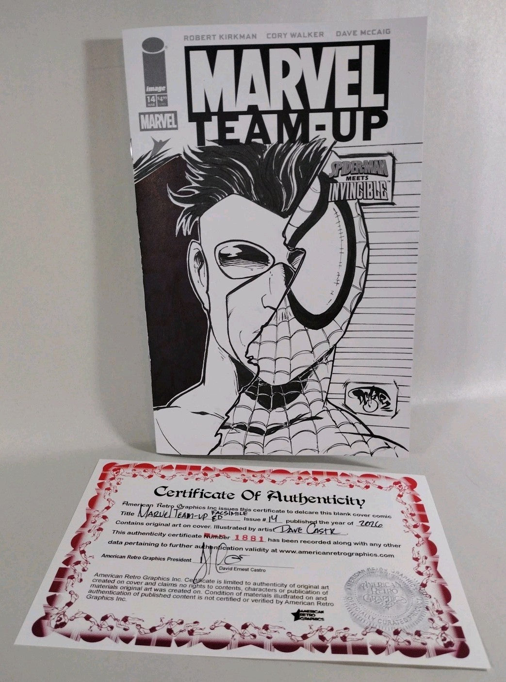 Marvel Team-Up #14 (2026) Image Comic Sketch Cover W Original Dave Castr Art