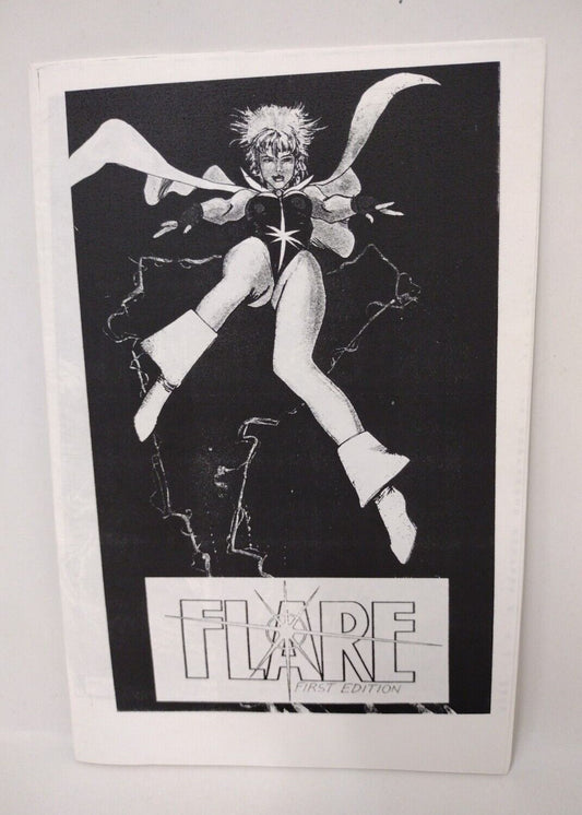 Flare First Edition (1993) Rare Production Ashcan Mark Beachum Dennis Mallonee 