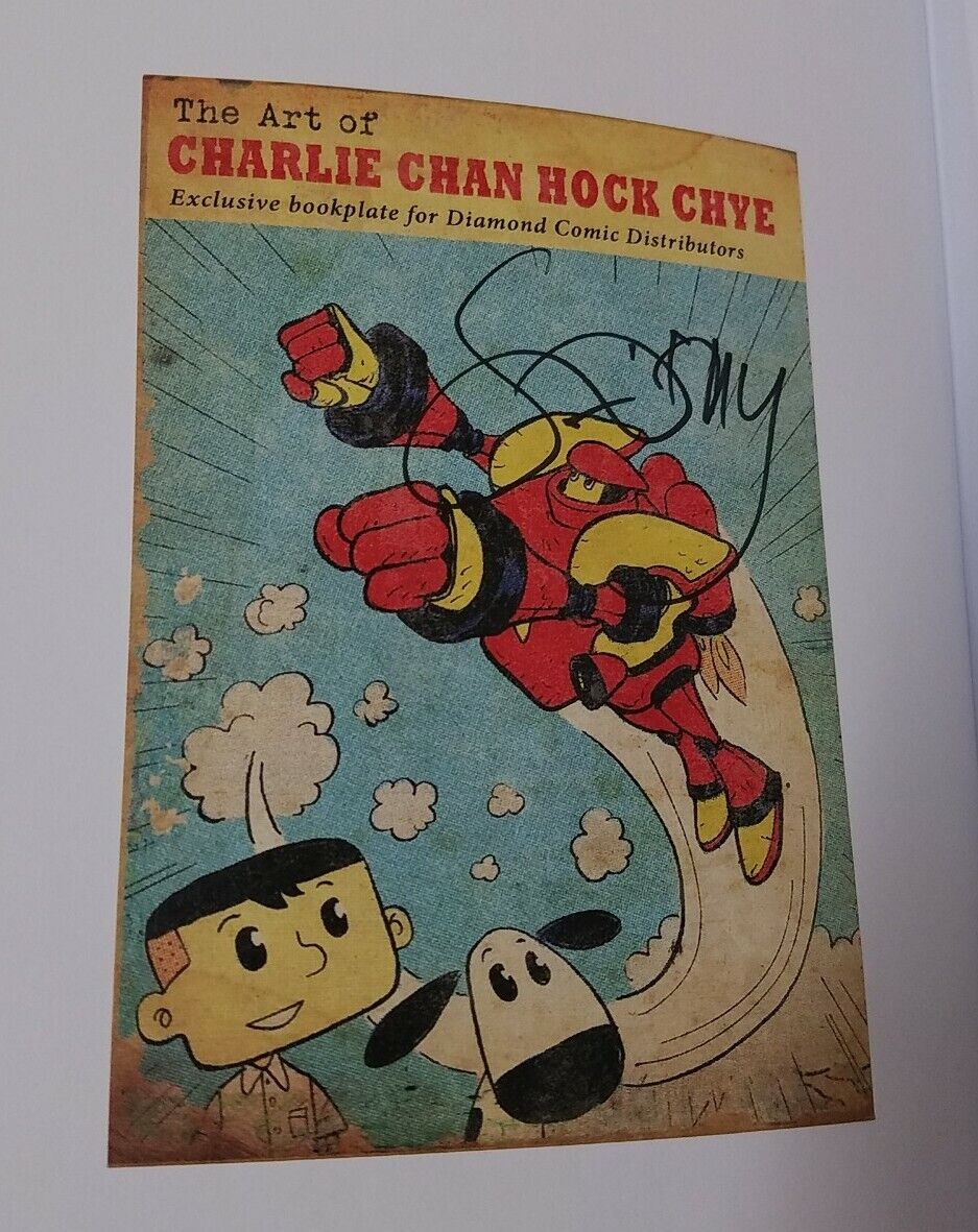 Art Of Charlie Chan Hock Chye Limited Signed Ed. (2016) HC Pantheon Sonny Liew